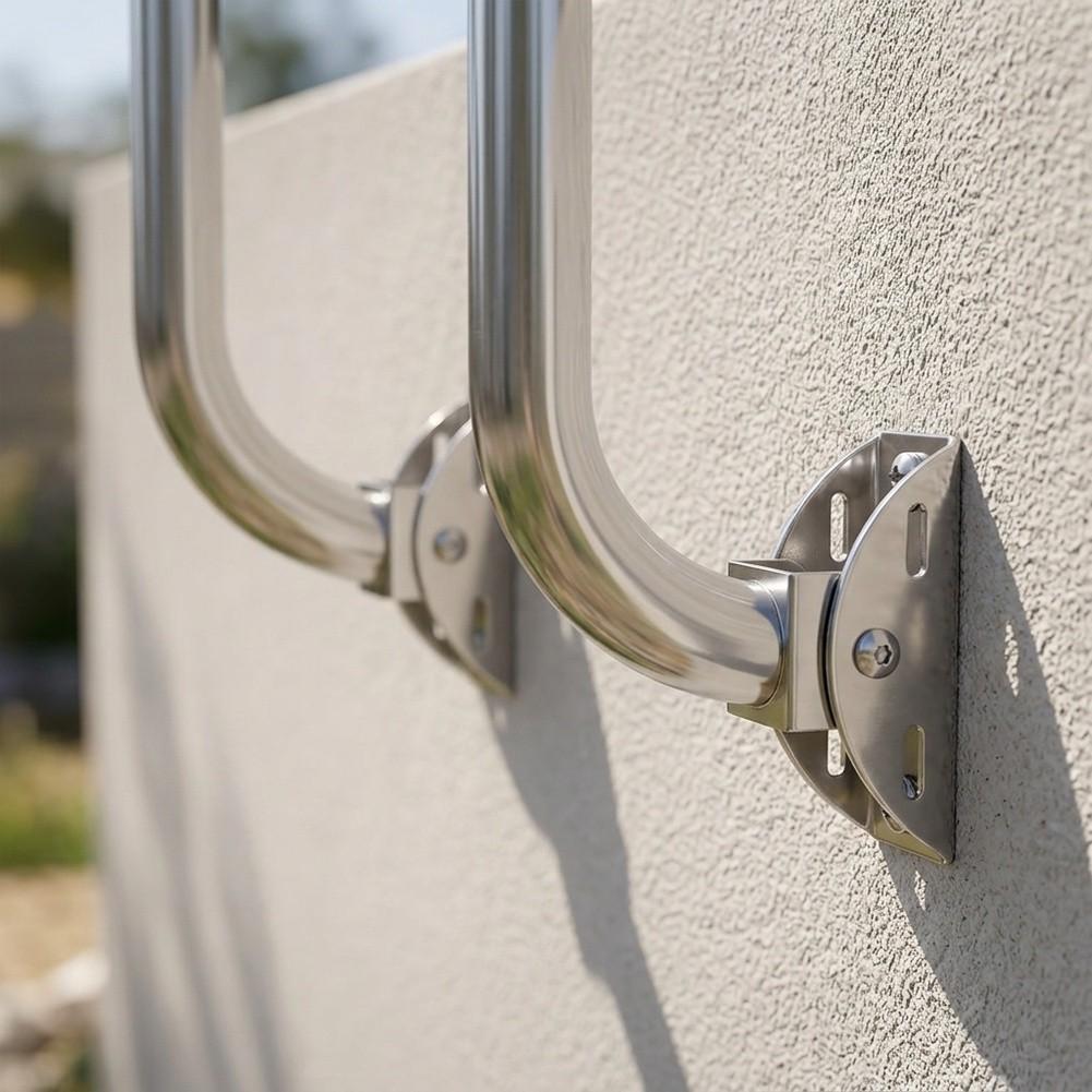 Outdoor For Antenna Mounting Bracket Kit for Wireless Devices Including For Antennas Security Cameras and WiFi Points