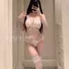 Erotic Underwear Sexy Lace Seducing Pure Desire One-piece suit Women bareback uniform Date Pajama Set 1121