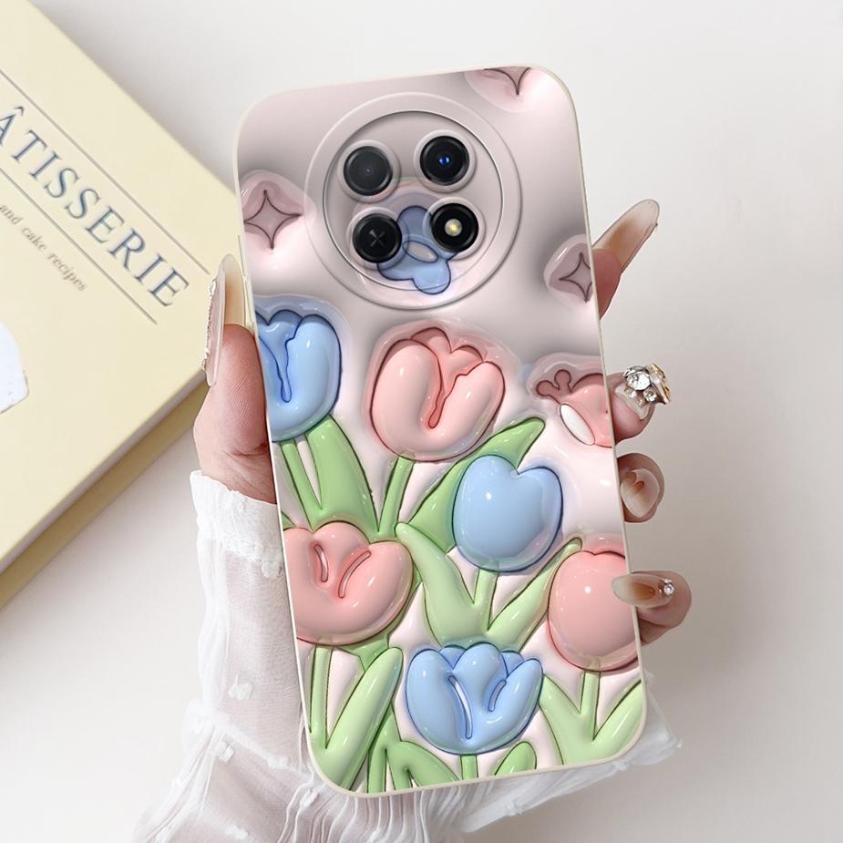 For Realme 12 Plus Case RMX3867 Cute Fashion Cartoon Cover Soft Silicone Phone Case For Realme 12 Pro Plus Realme12 Pro + Fundas