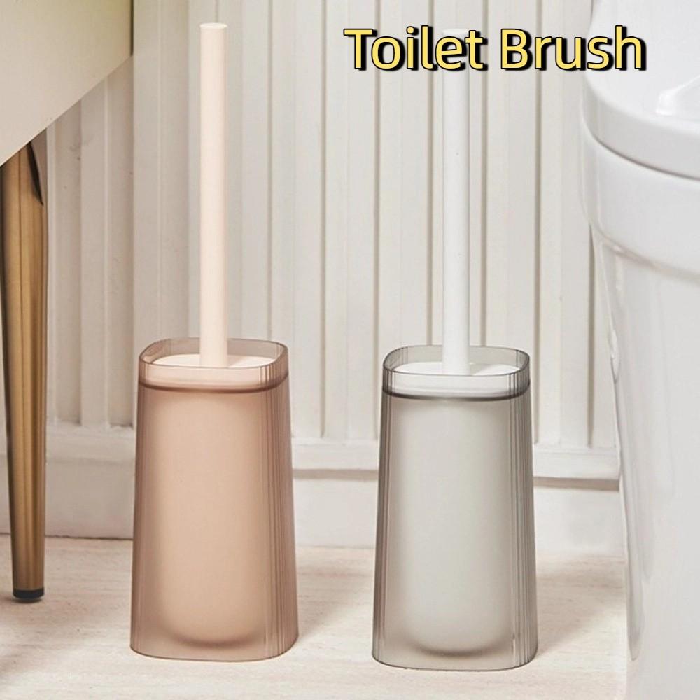 No Dead Angles Toilet Brush Long-Handled Toilet Cleaning Tool Practical Toilet Scrubber  Bathroom