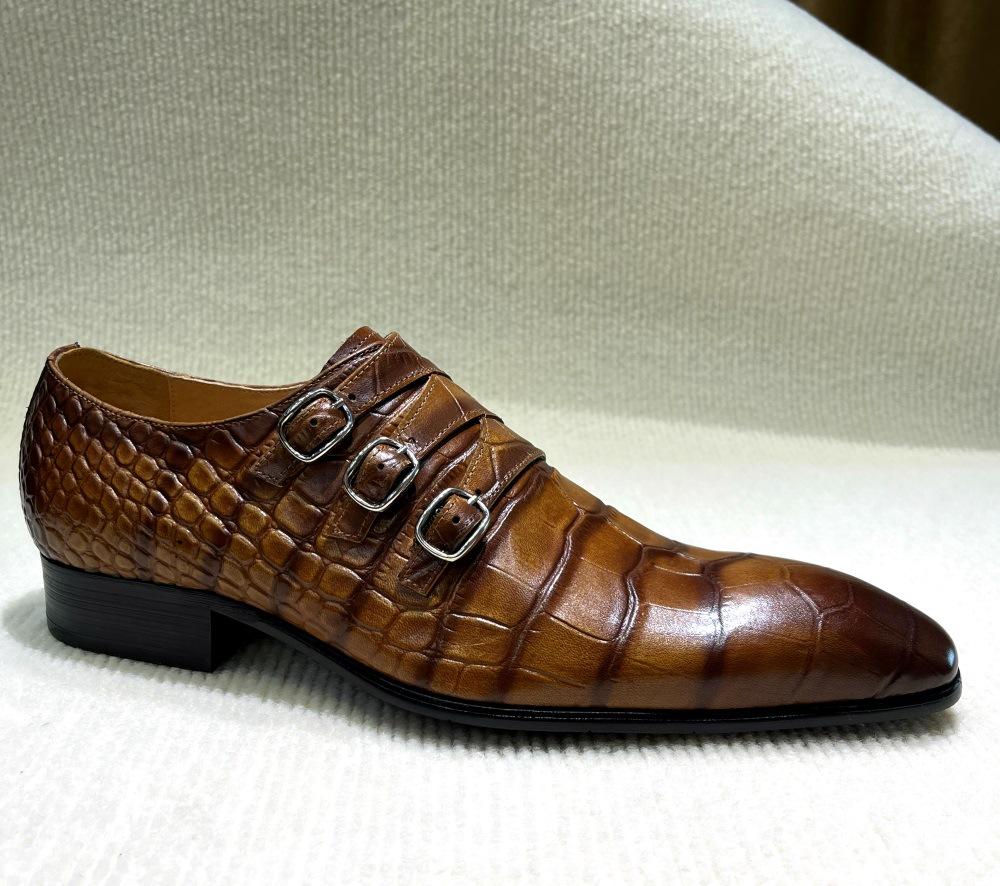 Spring New Men`S Leather Shoes, High-End