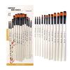 12-Piece Nylon Paintbrush Set for Kids: Gouache, Acrylic & Oil Painting