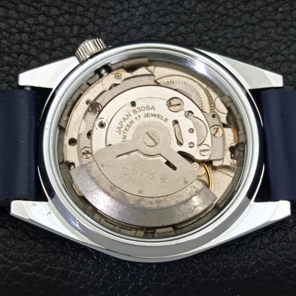 AUTOMATIC VINTAGE SEIKO 5 REFURBISHED JAPAN MENS BLUE COLOR DIAL WATCH a440576-9 Sk-a440576-1