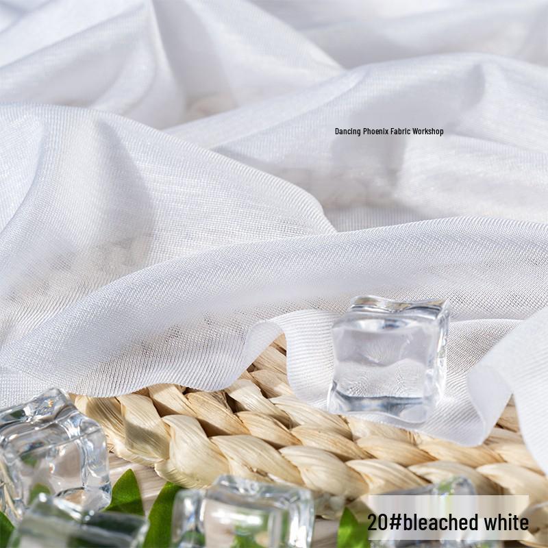 40D Warp-Knitted High-Elasticity Luster Chiffon Lining - Silky, Breathable Fabric for Dresses