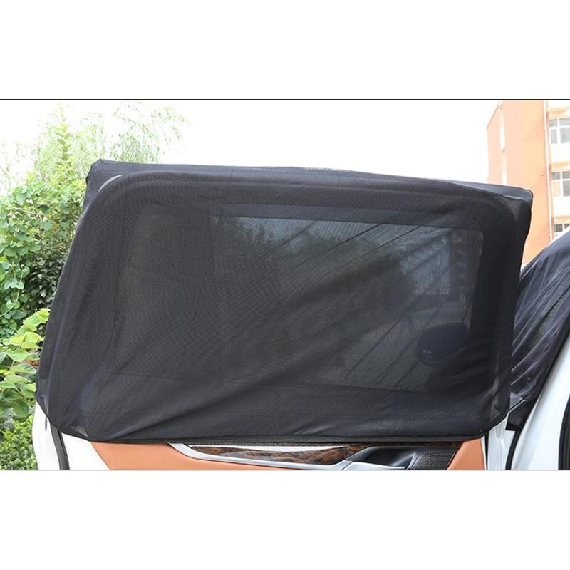 2x Foldable Side for Sun Shade Curtain Truck Van Car Window Visor Practical Block Cover Auto Window Screens for Summer