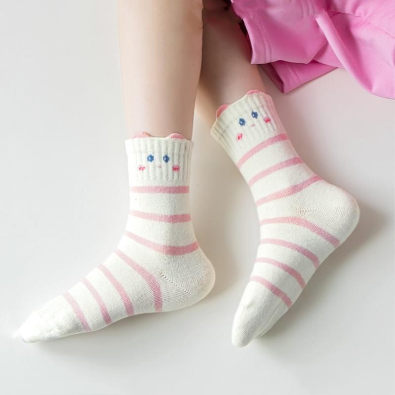 Baby Mädchen Socken Frühling Herbst Süß Cartoon Dick Frottee Säugling Neugeborenen Socken Für Mädchen Mode Atmungsaktiver Stil 1-12 Jahre