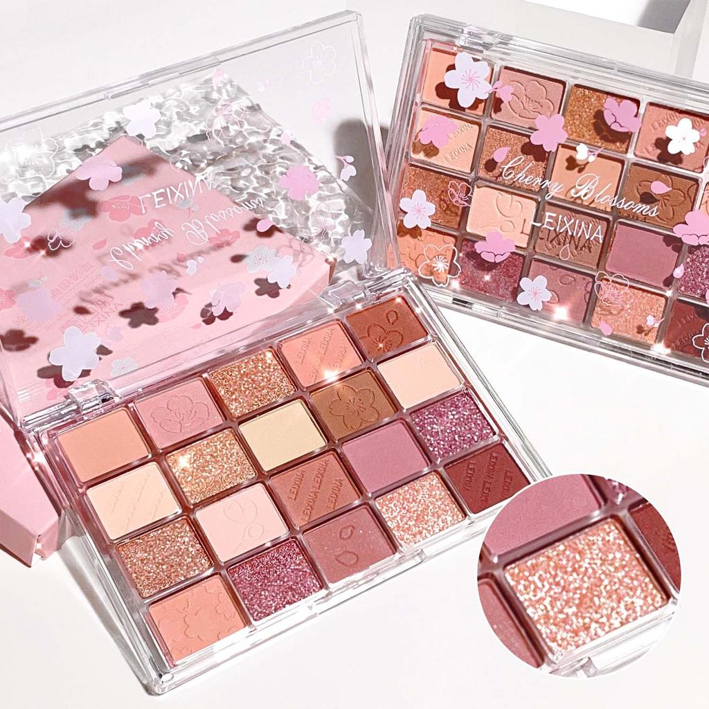 20-colour Eyeshadow PaletteFine and Easy To ApplyGentle Orange-brown Eyeshadow Palette