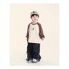 Boys Loose Long Sleeve Cotton T Shirt Raglan Sleeve Casual Kids Tops For Toddler Children