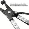 Hose Pipe Clamp Clip Pliers Automobile Water Coolant Hose Clips Rotation Jaw Locking Hose Plier Tool for Car Fuels Oil
