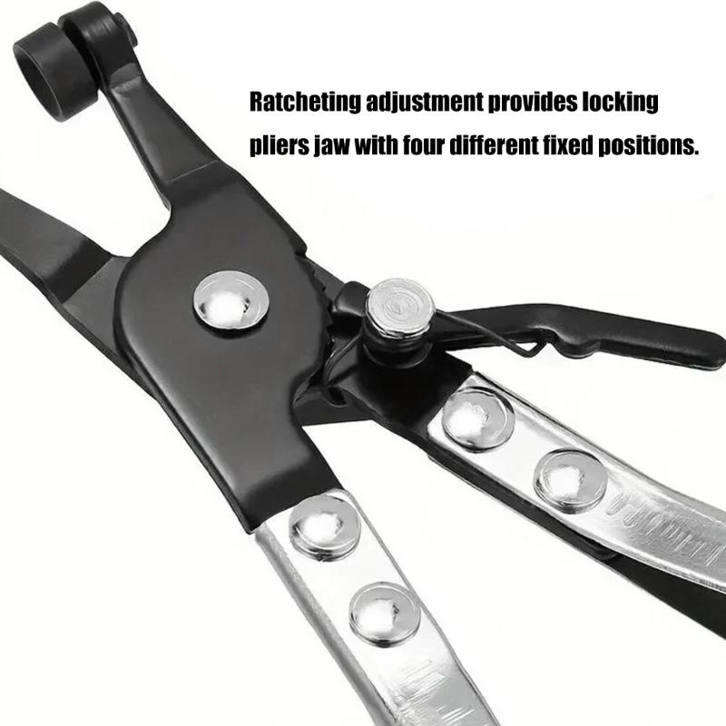 Hose Pipe Clamp Clip Pliers Automobile Water Coolant Hose Clips Rotation Jaw Locking Hose Plier Tool for Car Fuels Oil
