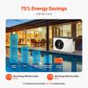 Electric Pool Heat Pump 2.51-11.38kW Energy-Saving Variable Frequency
