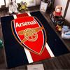 "Arsenal Logo Carpet Red Blue Football Club Fan Home Decor 60x80" Suitable for Use As an Anti-slip for Living Room Bedroom Sofas