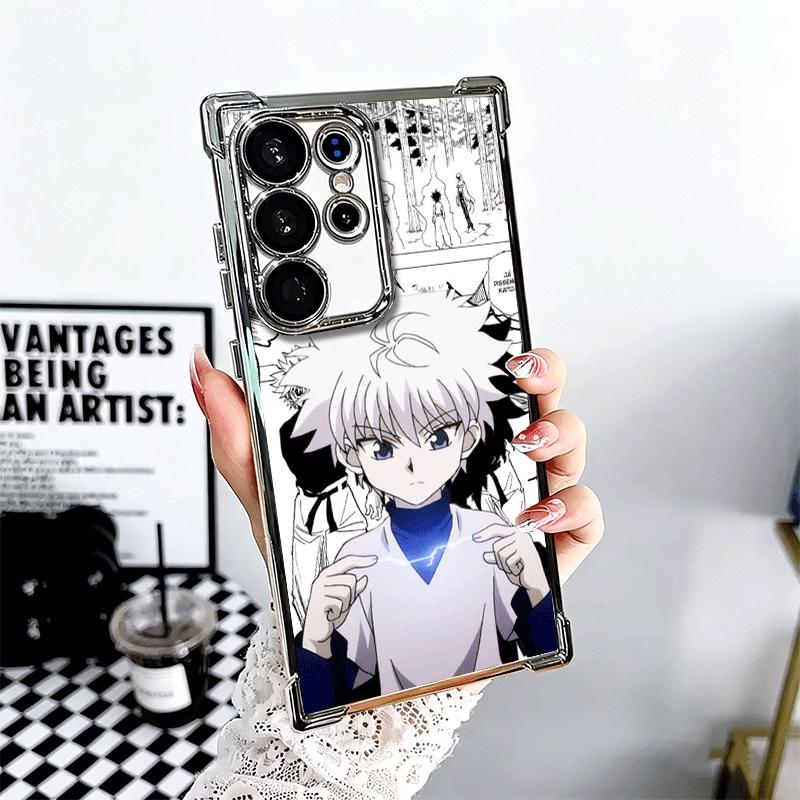 Hunter X-Hunters Killua Soft Phone Case For Samsung Galaxy S26 Ultra S25 Edge S24 FE S23 Plus S22 S21 + S20 Plating Anti-Fall Fu