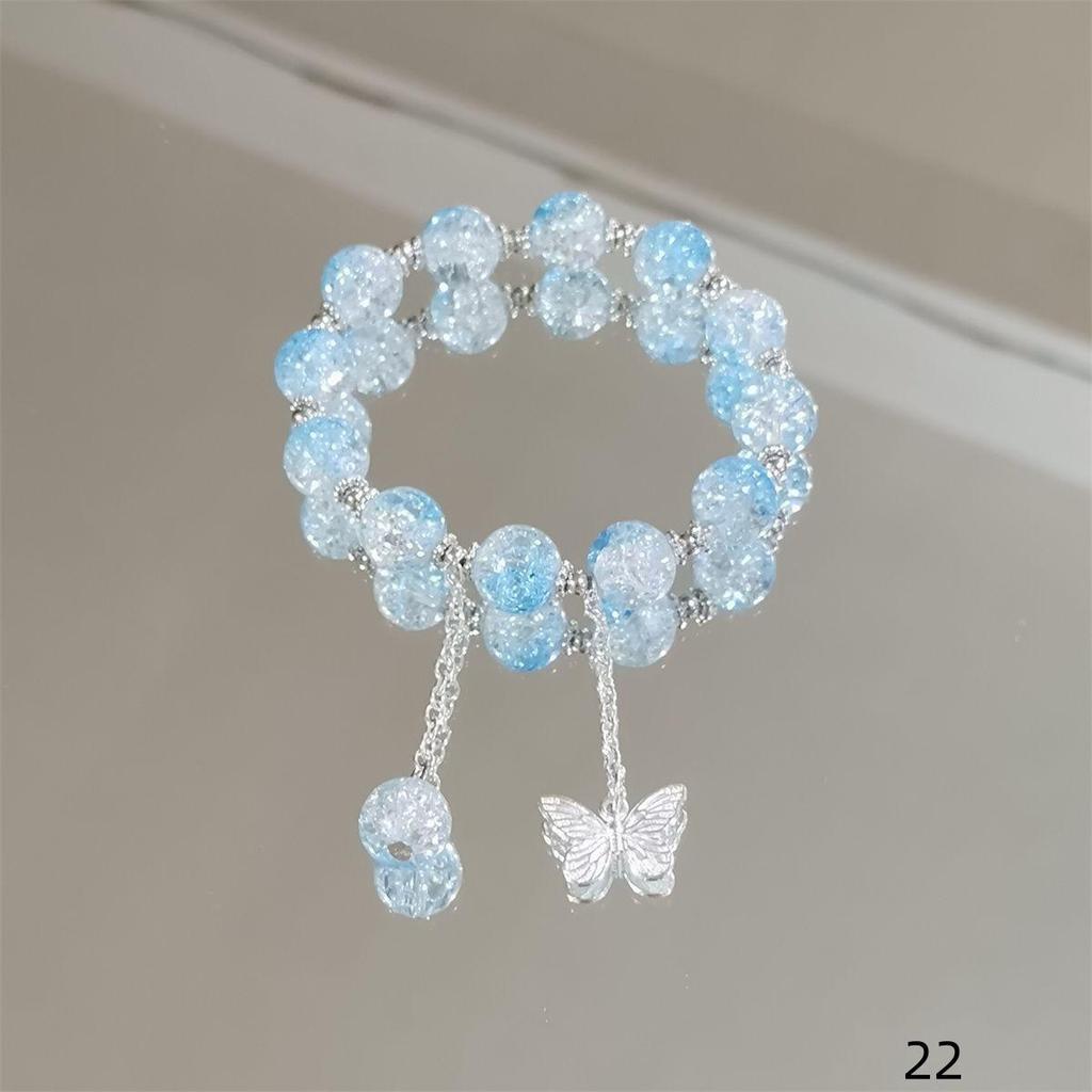 Mori Style Mermaid Crystal Bracelet - Sweet, Versatile Design for Women, Students, and Best Friends.