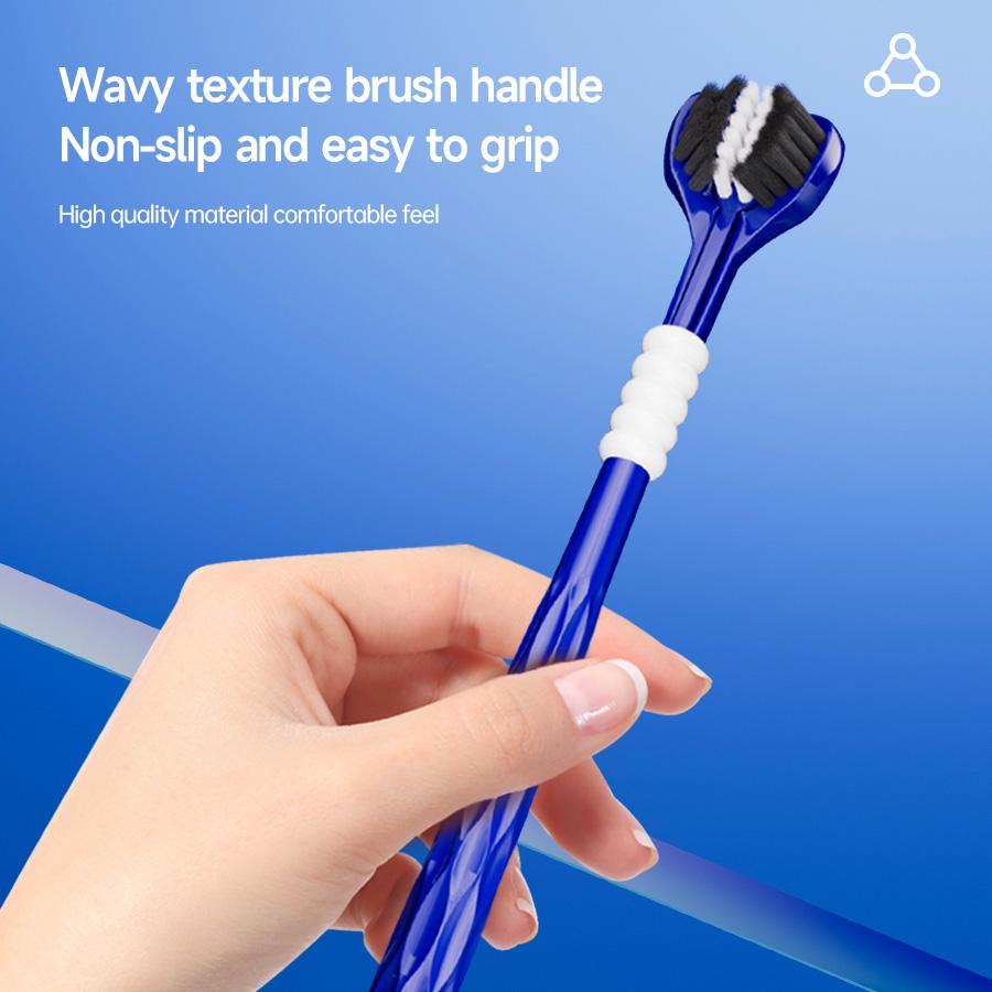 1D Manual Toothbrush 6pcs Three sided U-shaped Soft Toothbrush for Comprehensive Oral Cleaning for Adults, Men and Women, Couple