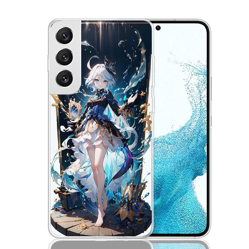 Genshin Impact Furina Phone Case For Samsung Galaxy S26 S25 Edge S24 S23 FE S22 Ultra S21 Plus S20 + Fundas Cover Coque Galaxy S