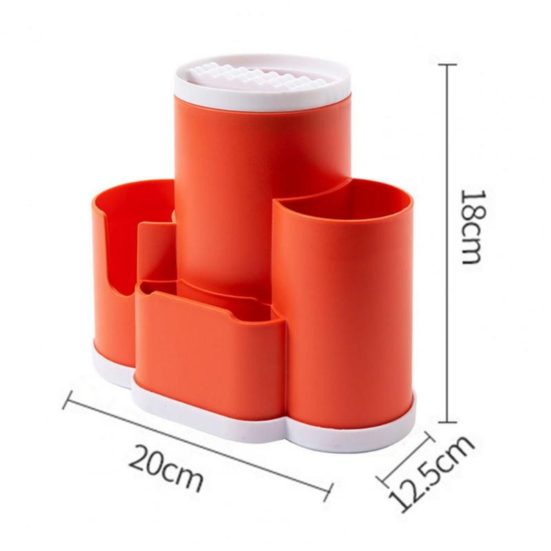 Plastic Drain Chopsticks Tube, Household Creative Chopsticks Cage, Kitchen Spoon Storage Rack, Tableware Storage Box, Chopsticks Basket