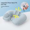 Hand Pressing Inflatable Travel Pillow U-Shaped Neck Support Cushion Neckrest Pad Outdoor Travel