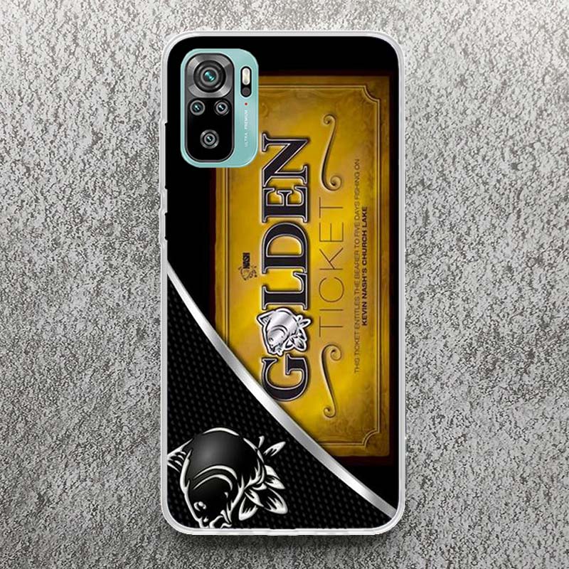 Nash Fishing Art Print Soft Case for Xiaomi Redmi Note 14 13 12S 11S Phone Shell 10 Pro Plus 11E 11T 12 11 10S 5G Cover Soft Cas
