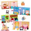 Life Skills Montessori Busy Book DIY Learning Toy Interactive Quiet Book  for Toddlers Kids