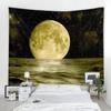 Ocean Moon Přírodní scenérie Dekorativní tapiserie Bohemian Hippie Wall Dekorativní tapiserie Domácí dekorativní tapiserie Tapiserie