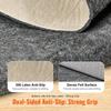 Non Slip Rug Pad Gripper 25 x 94.5 in 0.24" Carpet Mat Thick for Floor