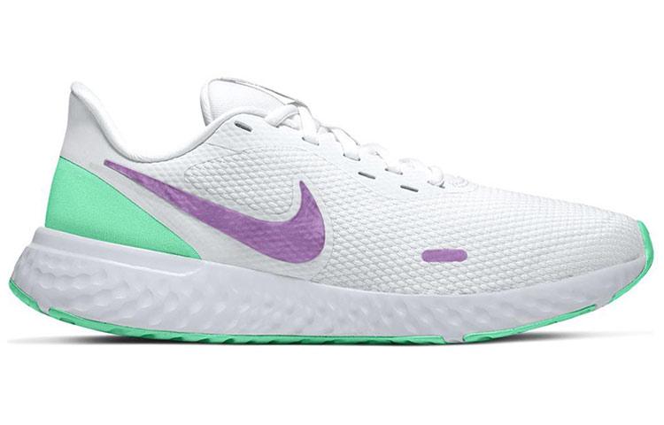 Nike Revolution 5 'Weiß Grün Leuchtend Violett' Damen BQ3207-111