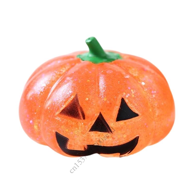 Halloween Pumpkin Squeeze Toy Stress Relief Fidgets Sensory Gadget For Adults Kids Party Decoration Funny Plastic Gift P9YB