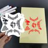 Stencils for Body Painting Face Art Halloween Party DIY Makeup Stamps Paint Template Temporary Tattoo Reusable Plastics Stencils