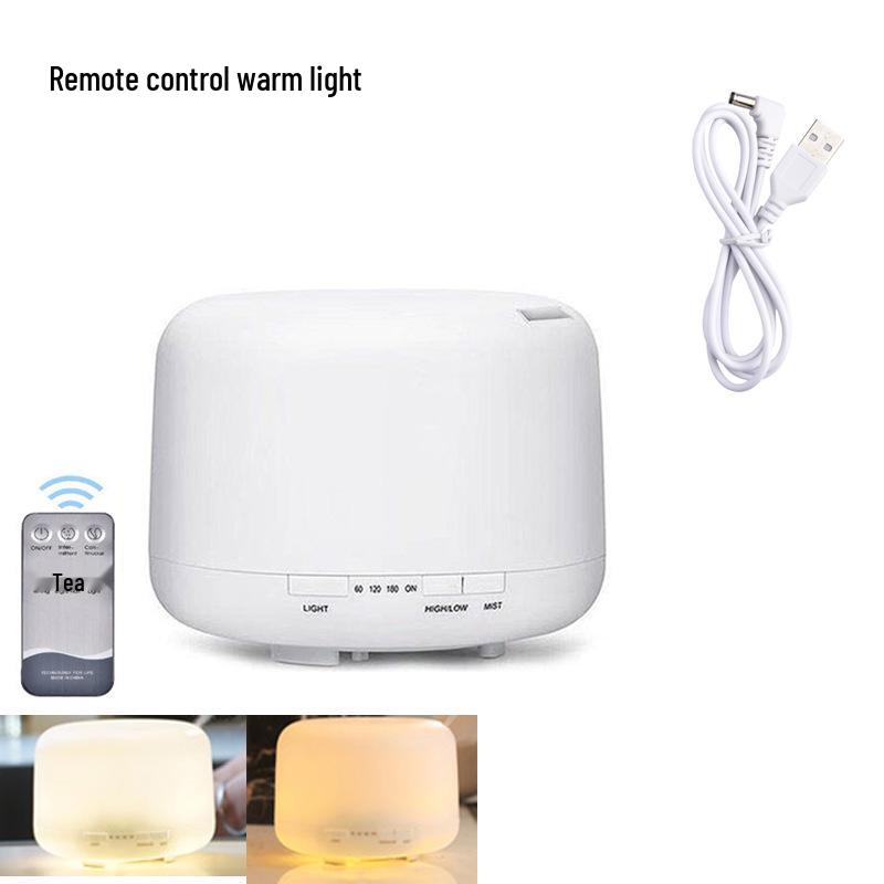 "MUJI Ultrasonic Humidifier: 500ml Aromatherapy, USB-Powered, High Fog Capacity Home Appliance"