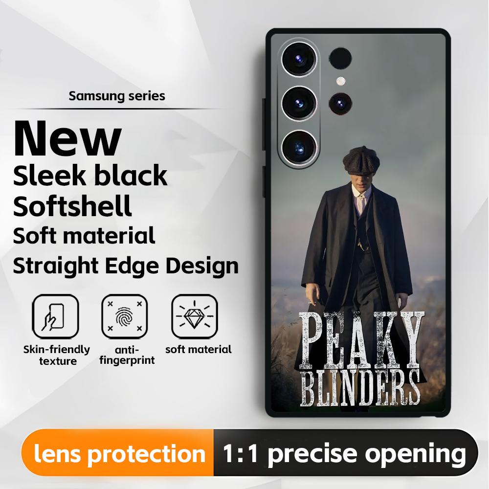 

Phone Case For Samsung Galaxy S25 S24 S23 S22 S21 S20 Plus Ultra Note20 Thomas Shelby Peaky Blinders Soft Black Galaxy S25