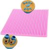2026 Knitting Mold Silicone Fondant Sweater Texture Relief Mat Baking Accessories (Random Color)