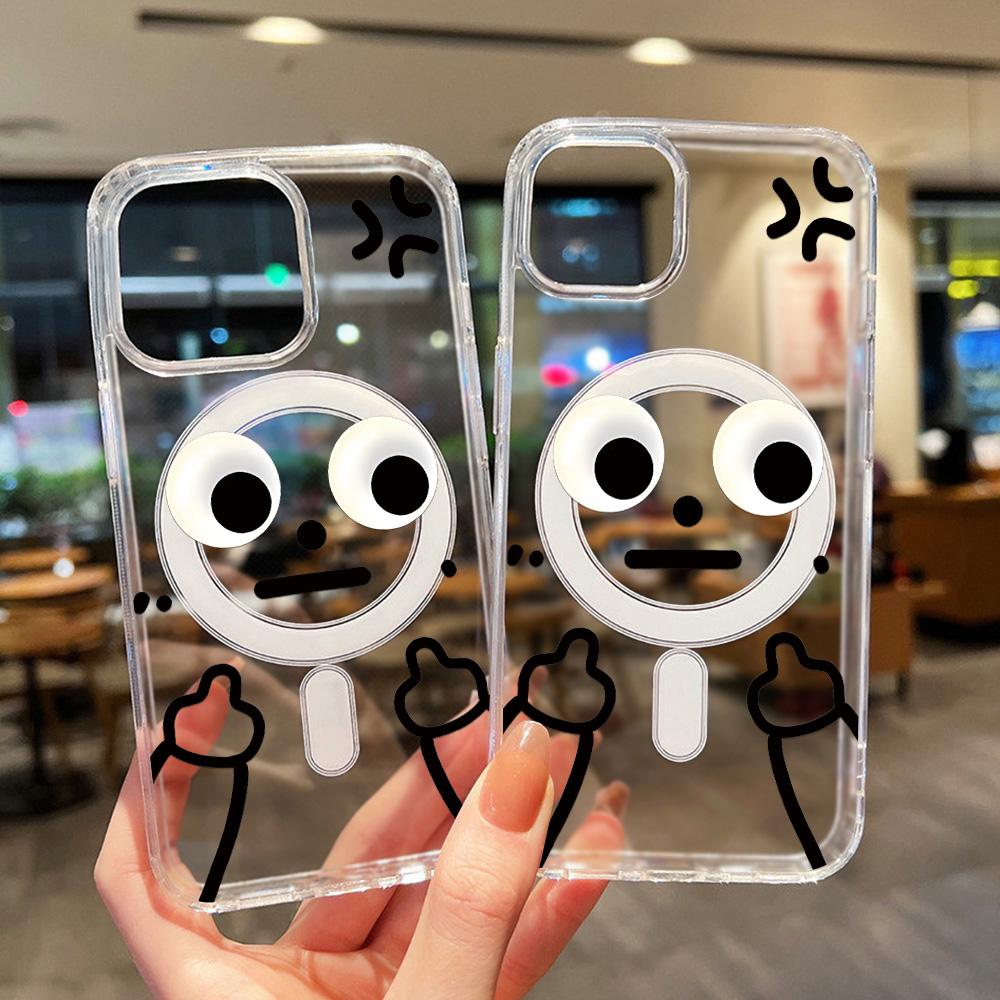 Magnetic Phone Case for iPhone 12 14 16 17 Pro 17 16 15 14 13 12 Pro Max  12 13 14 15  16 High Quality Shockproof Shell Full Protection Cute Style