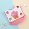 Baby food bib Baby waterproof bib three-dimensional detachable food food pocket Child child saliva pocket
