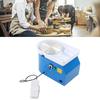 Electric Pottery Wheel Machine 250W Sky Blue Low Noise Variable Speed Brushless Compact Kids Pottery Machine AU Plug