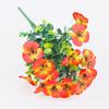 Artificial Eucalyptus Pansy Silk Flower Bouquet Wedding Home Decor Event Pathway Interior Styling