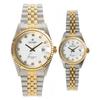 [GALAXY] GALAXY 5 ATM Couple Watch Women's Metal Wristwatch QT7013FG