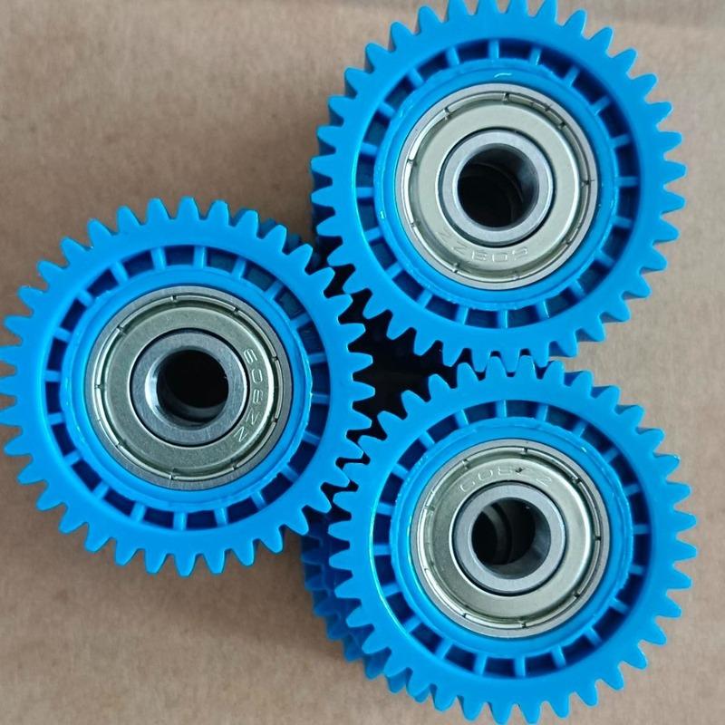 3PCS E-Bike Nylon Gear 36 Teeth 38x12mm Planetary Motor Gear with 608Z Bearing Wheel Electric Bike Nylon Gear Replacement Parts