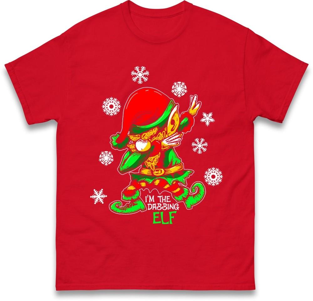 Dabbing Elf Christmas T Shirt Im The Dabbing Elf Xmas Festive Gift Tee Top S