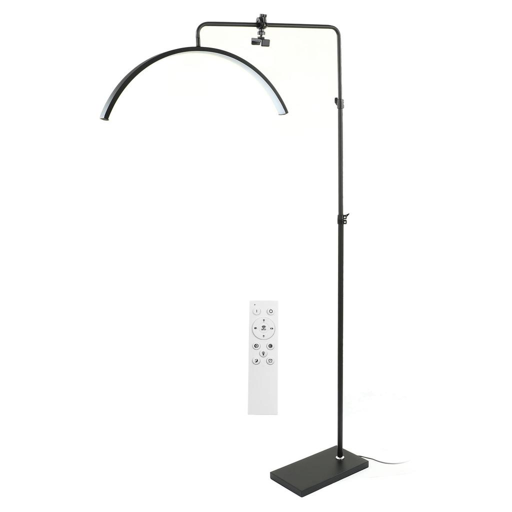 LED Floor Light 36W 2520LM 2700K To 5600K Stepless Dimming 22in Half Moon Beauty Salon Floor