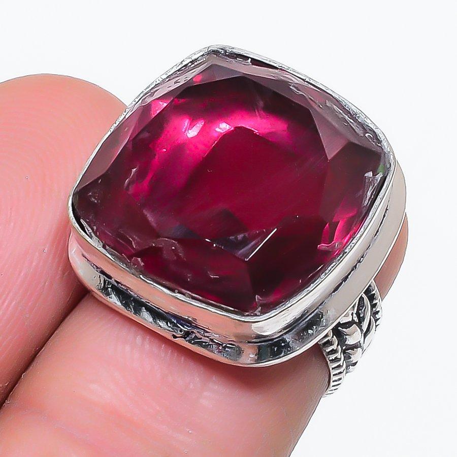 

Amethyst Handmade 925 Sterling Silver Jewelry Ring Size 5.5 A9o16