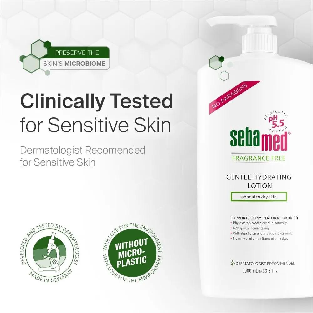 Sebamed Unscented Gentle Hydrating pH 5.5 Lotion 1000ml, 1 Unit