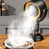 Adjustable Desktop Range Hood Soot Purifying Device Quiet Operation Kitchen Exhaust Hood ABS Texture for Kitchen