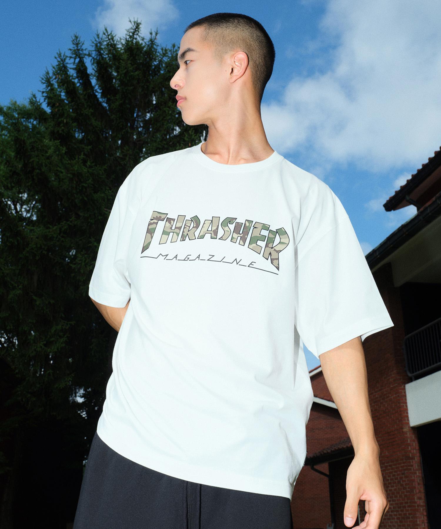 Treasure Magazine Camo Pattern Short Sleeve T-Shirt White White/M