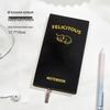 Fabric-Textured A6 Patterned Planner: Compact, Thickened Pocket Diary for Office and Business.