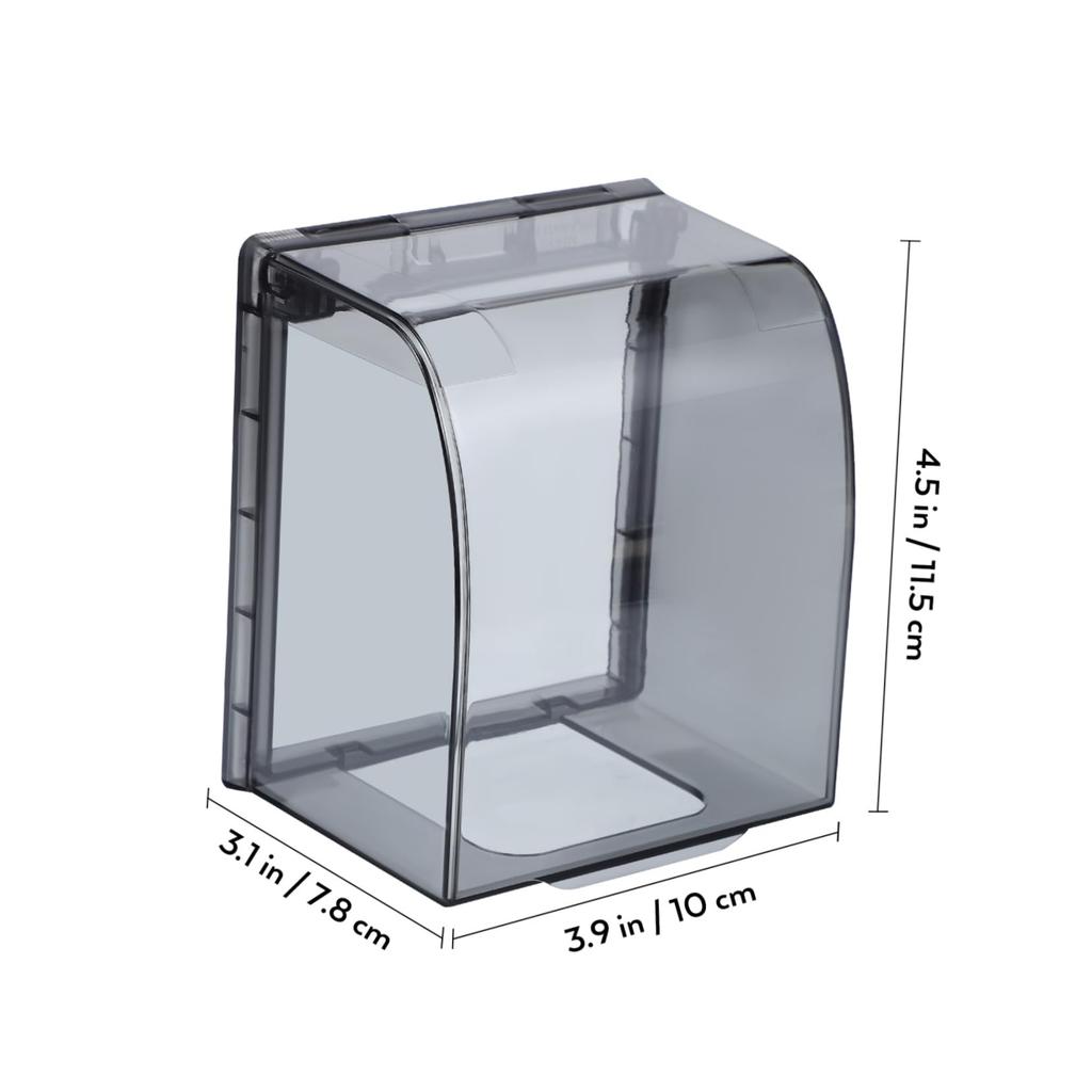 NUOLUX Wasserdichte Steckdosenabdeckung, Steckdosenabdeckung, Stromversorgung, Wasserdichte Abdeckung für Badezimmer und Innenbereich, Schaltersteckdose, Kinderfreundlich, Tropfwassergeschützt,