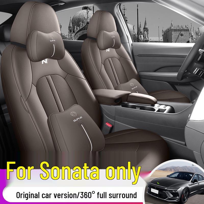 Eleventh Gen Sonata Leather Car Seat Cushion – Four Seasons Universal Model