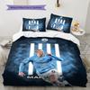 Haaland Poster Bedding Quilt Set Quilt Cover Pillowcase Home Decoration Birthday Gift (1 * Duvet Cover + 2 * Pillowcase, Without Core)