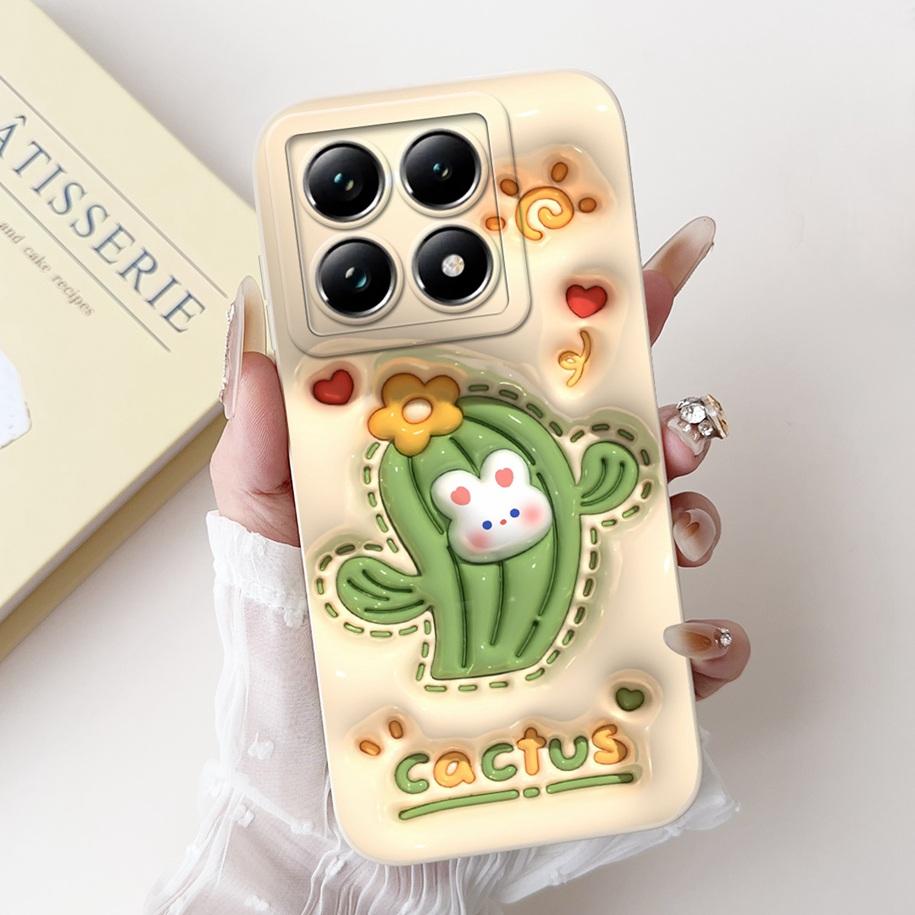 

For Xiaomi 14T Pro 5G Case Popular Flower Camera Lens Protections Soft Silicone Frosted Cover For Xiaomi 14T Mi14T 14TPro Bumper Xiaomi 14T