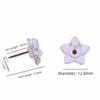 A Box Heart Shape Push Pins 50/100PCS Transparent Flower Push Pin Heart Push Pins  School